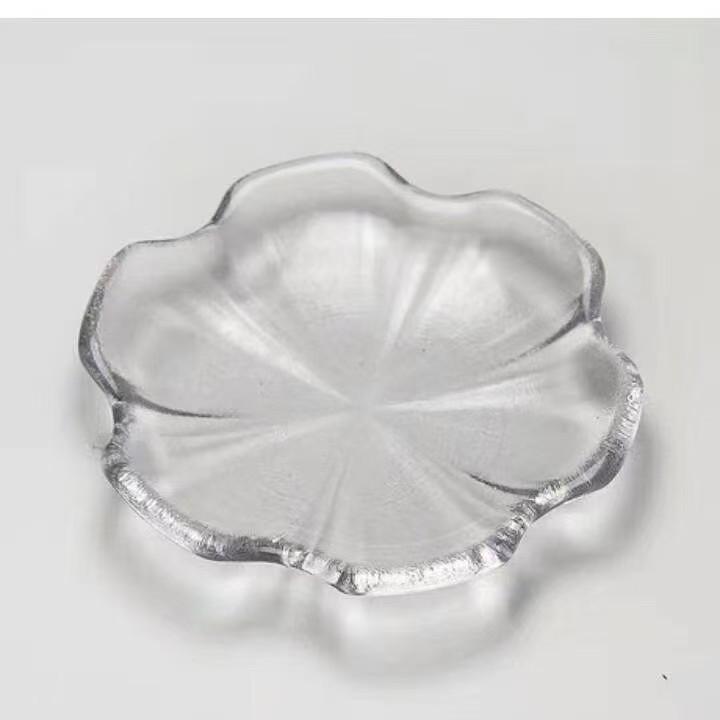 Japanese Crystal Glass Kung Fu Tea Cup with Gold Painting - Small Tasting Bowl