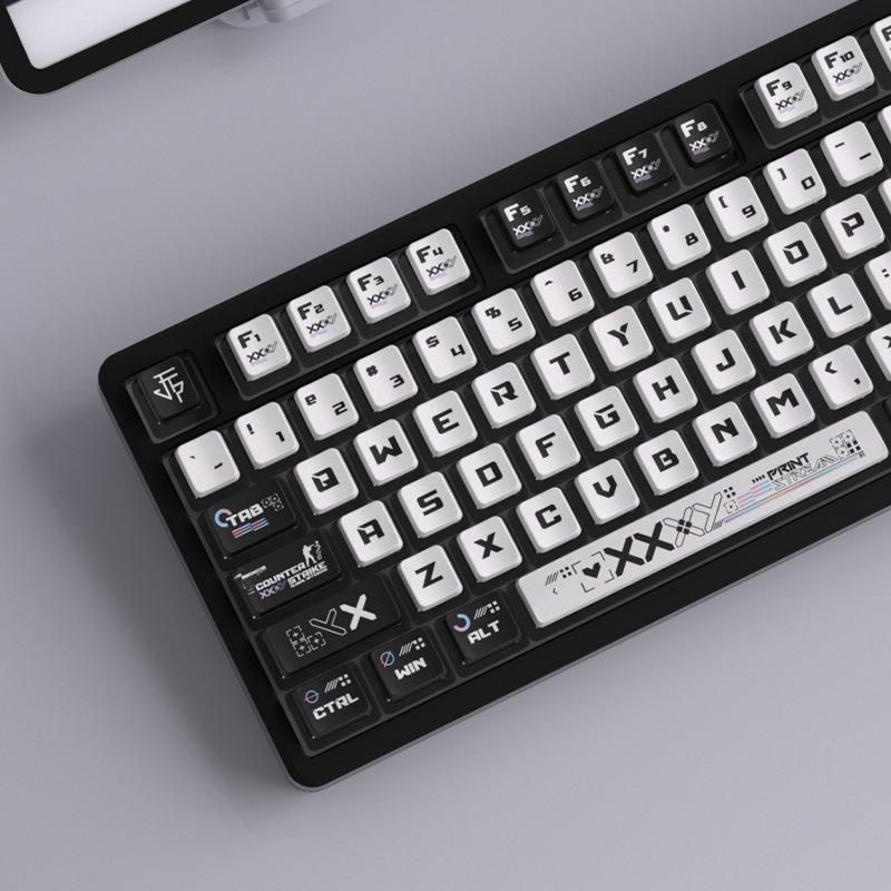 122Keys Gaming Pbt Keycaps Oem Profile Dye-Sublimated Keycap Set For Mx Cherry Gateron Switch Mechanical Keyboard Kit