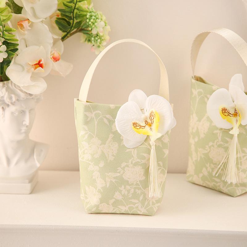 New Small Cloth Wedding Candy Gift Bag for Packaging
