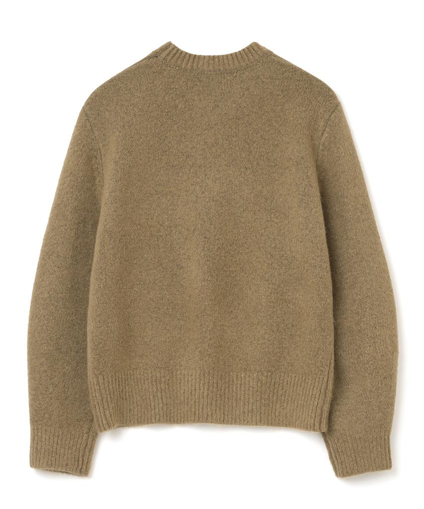 MILLO ARCHIVE Crop Silhouette Knit [Milk Brown]