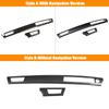 ABS Carbon Fiber Car Interior Dashboard Panel Cover Trim Decoration Stickers For BMW 3 Series E90 2005-2012 Auto