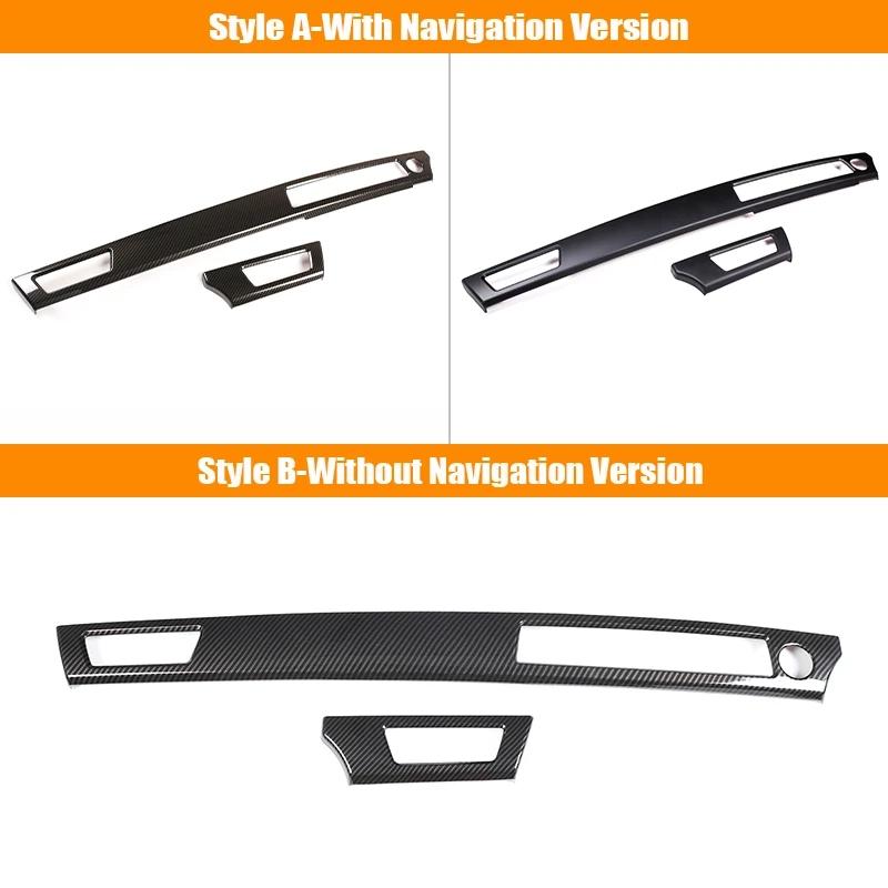 ABS Carbon Fiber Car Interior Dashboard Panel Cover Trim Decoration Stickers For BMW 3 Series E90 2005-2012 Auto