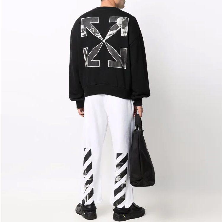 OFF WHITE SS22 Sweatshirt Men's Black OMBA058C99FLE0021001