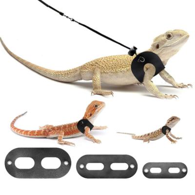 1 Set Lizard Traction Rope Adjustable Soft Comfortable Pet Lizard Traction Belt Reptile Harness Set Pet Supplies