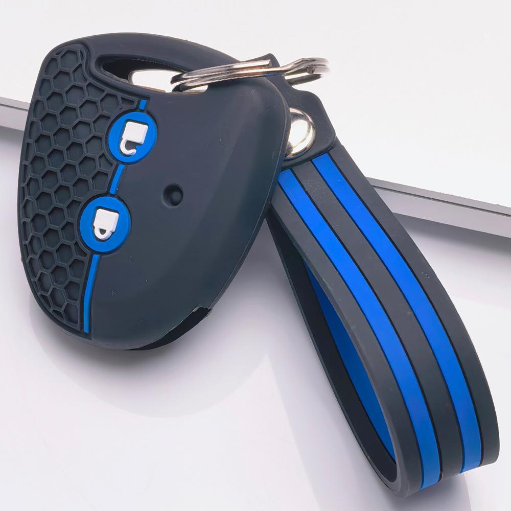 Key Case Cover for Toyota Grand New Avanza Xenia PERODUA Alza Myvi Axia with Keychain Anti-Scratch Guard Shockproof Protection Soft Grip Texture