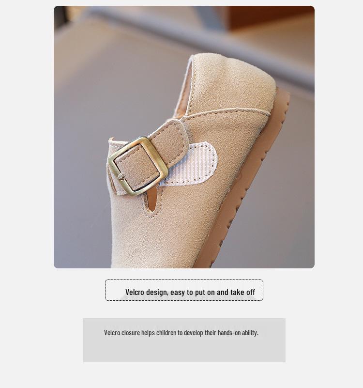 2025 New Kids Soft Sole Leather Loafers - Spring & Autumn Shoes for Boys & Girls