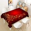 1pc Christmas Theme Indoor and Outdoor Tablecloth, Used for Holiday Desktop Decoration Fabric Tablecloth, Home Decoration