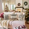 New Christmas Throw Pillow Cover Christmas Tree Holiday Decoration Sofa Cushion Cover Bedroom Cushion