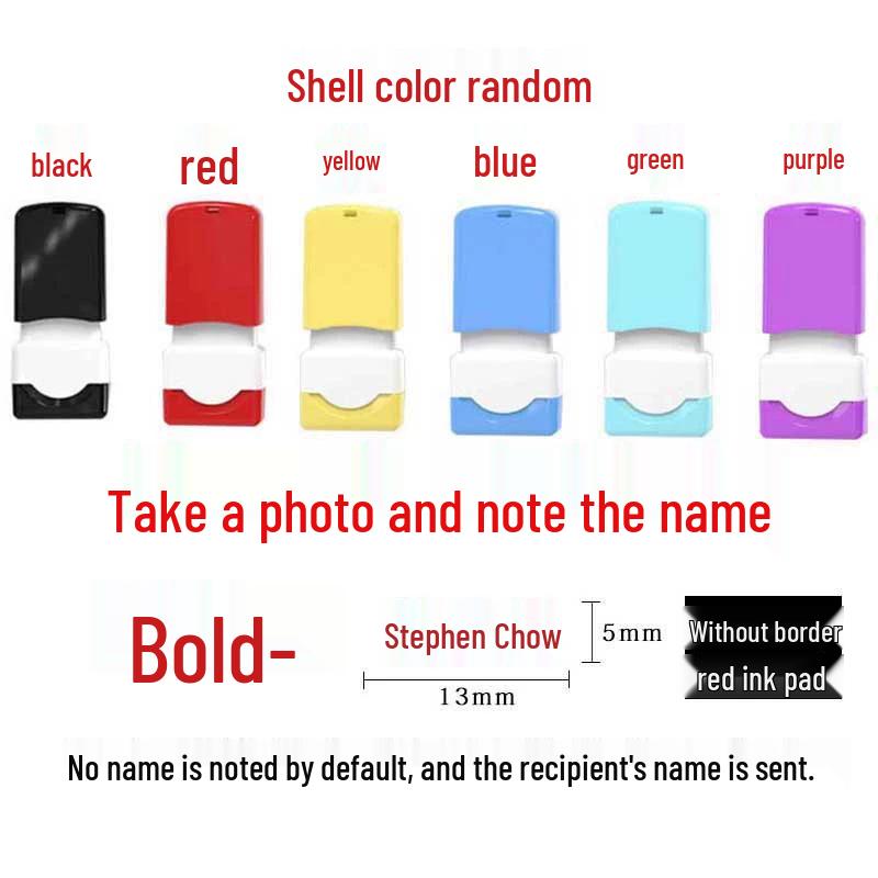 Personalized Name Stamp and Handwritten Signature Seal, Custom Engraving 10,000 Uses