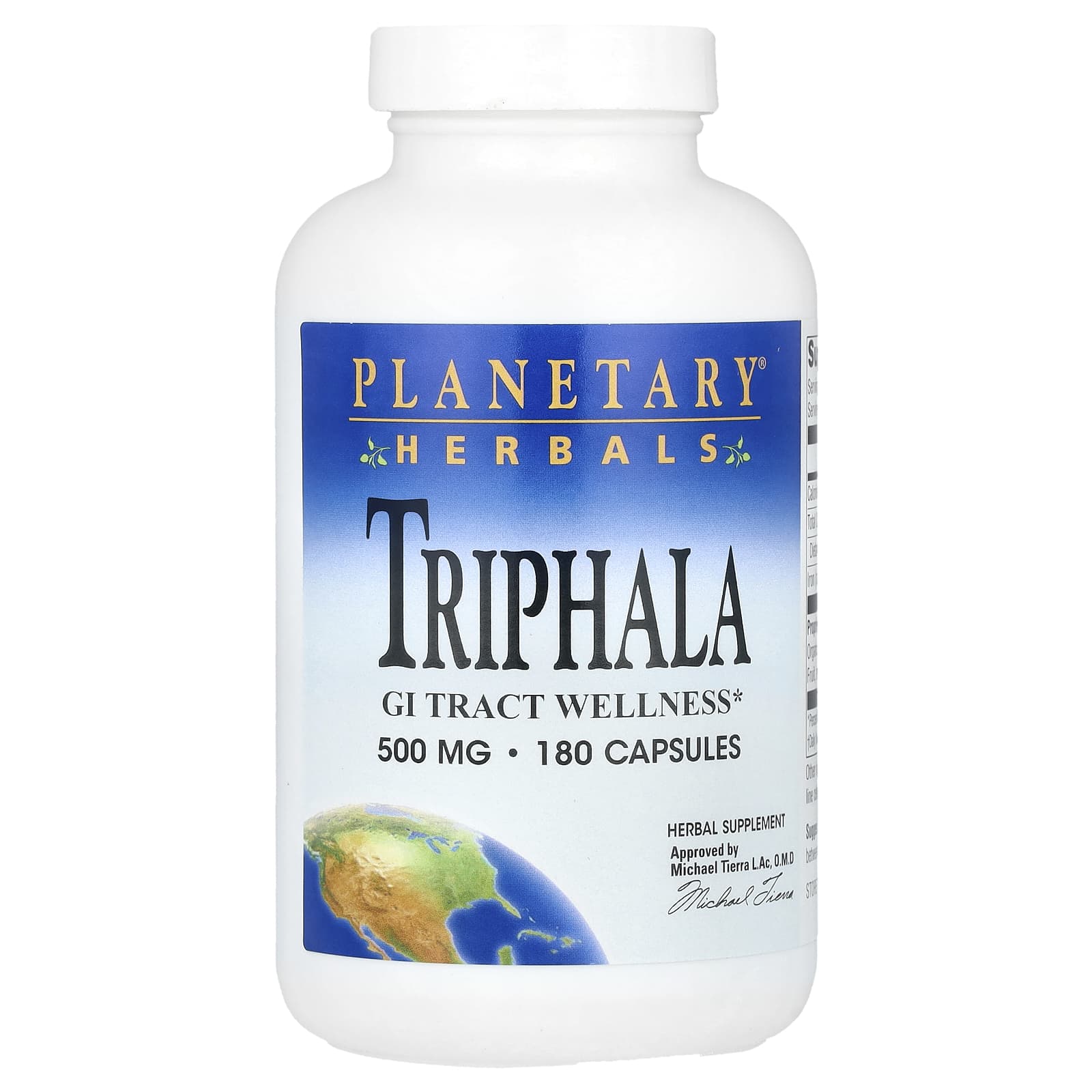 

Triphala, 2,000Mg, 180 Capsules (500Mg per Capsule)