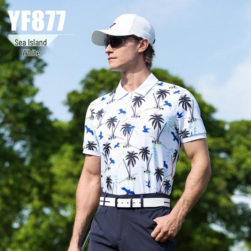 PGM Men s Summer Island Style Quick-Dry Polo Shirt M