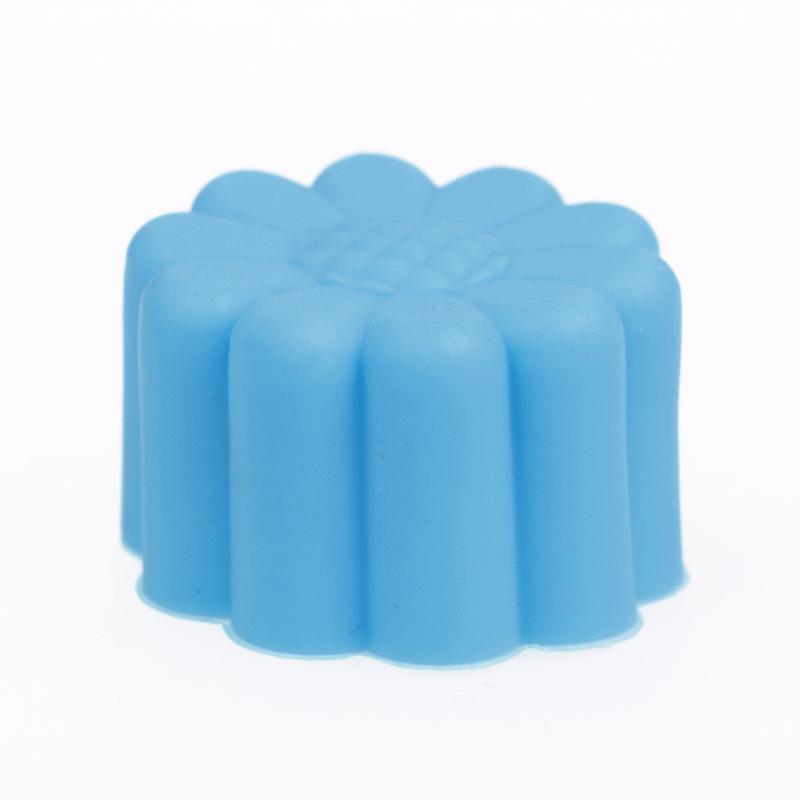 Silicone Sun Flower Muffin Cookie Cup Cake Egg Tart Mold Chocolate Pudding Jelly