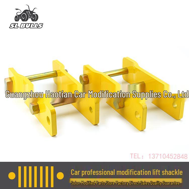 

Стальной кронштейн для Jeep V31/V32/V33, Speed Runner, Delica, Cheetah Q6 - Черное золото, Модификация с удлинением и лифтом Non-independent suspension