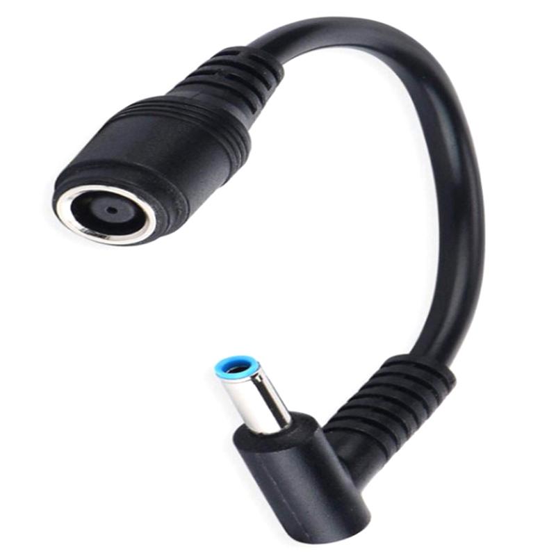 7.4X5.0Mm To 4.5X3.0Mm Tip Dc Power Adapter Charger Connector For  Laptop Stream Spectre Pavilion Envy Elitebook Split Chrome