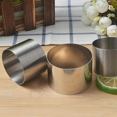 New Decorating Pastry Tool Stainless Steel Cake Mold Mousse Ring Mini Round