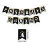 2025 Congrates Grad Banner Garland Star Paper Bunting Set Graduation Party Decoration Supplies Congratulation Garland Flags New