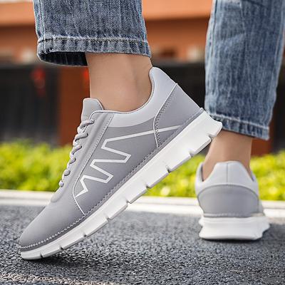 Schuhe Große Größe atmungsaktiv neu atmungsaktiv weich-sohlige Sneaker Britischer Stil Laufschuhe