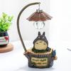 Totoro My Neighbor No Face Man Night Lamp Resin Cartoon Figurine Gift Light