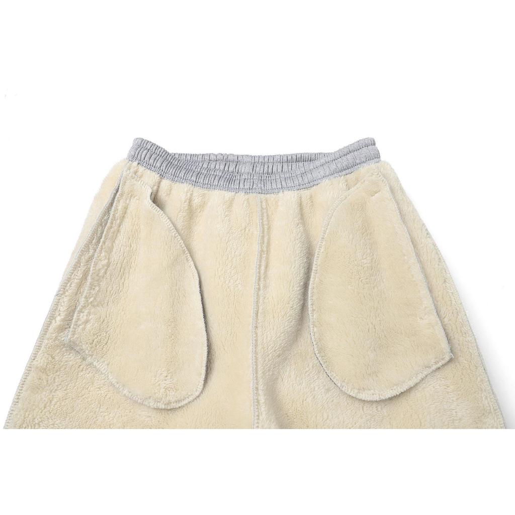 Men's Solid-color Casual Sportswear Skinny Pants, Men's Fleece Warm Drawstring Loose Sweatpants