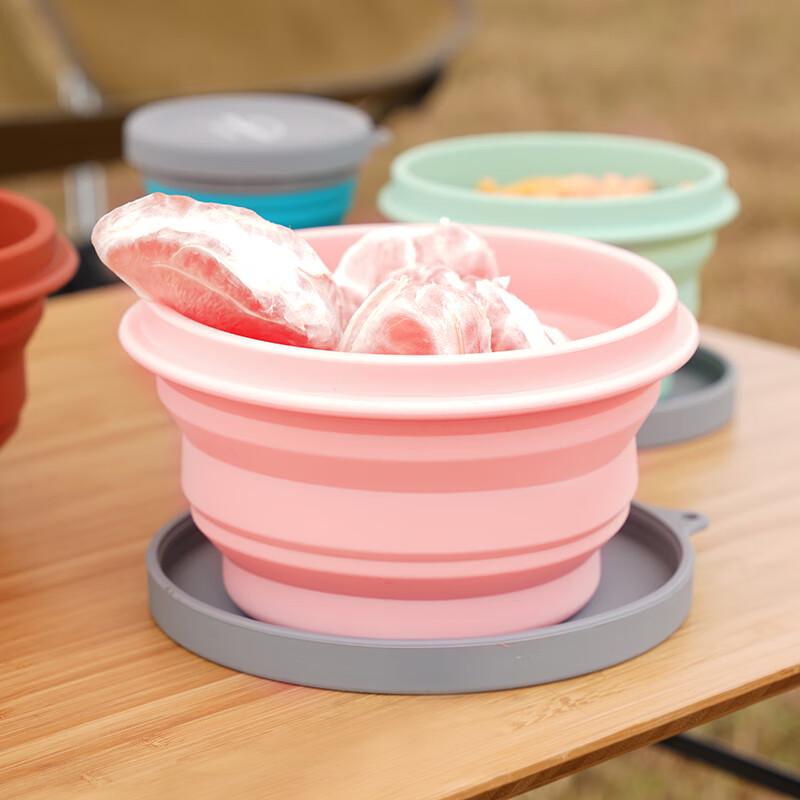 M Square Portable Folding Silicone Travel Bowl