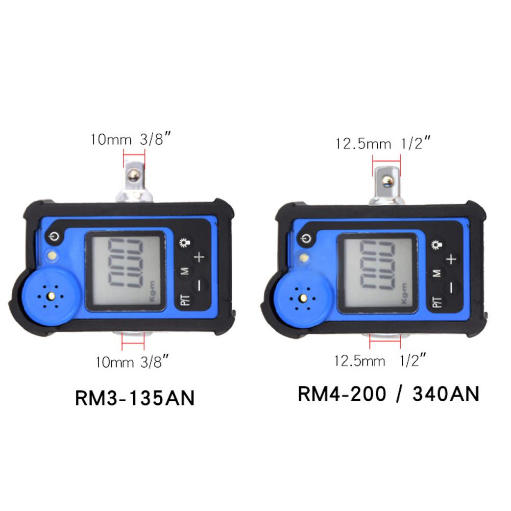 Portable Big Screen Digital Display Torque Meter Backlight Function Small Size Torsiometer Alarm Function LED Light