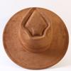 Popular European and American Style Suede Big-brimmed Top Hat, Men's and Women's Classic Fashion Western Cowboy Hat