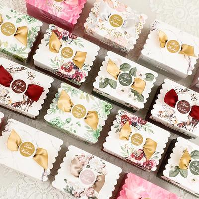 Creative 2025 Forest Style Personalized Wedding Candy Box Favor Packaging