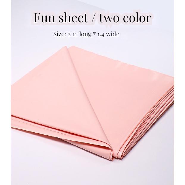 2M PVC Plastic Waterproof Sheets Home Outdoor Adult Sex Bed Cover Black/Skin Color Hypoallergenic Mattress Cover Sex