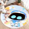 ASTRO BOT Round Area Rug,Carpet Rug for Living Room Bedroom Sofa Playroom Decor,Non-slip Floor Mat