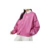 Nike Colorblock Collar Design Casual Woven Long-Sleeve Jacket Women Jackets Magenta FN1909-675