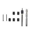 Ferramenta Multifuncional Flexível com Broca Helicoidal de Haste Sextavada de 9 Peças e Ferramenta de Ponto de Solda de Dupla Finalidade