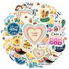 35 Stück Cartoon Christliche Aufkleber Spirituelle Religiöse Religiöse Aufkleber Glaube Decals Für Gitarre DIY Skateboard Laptop Gepäck