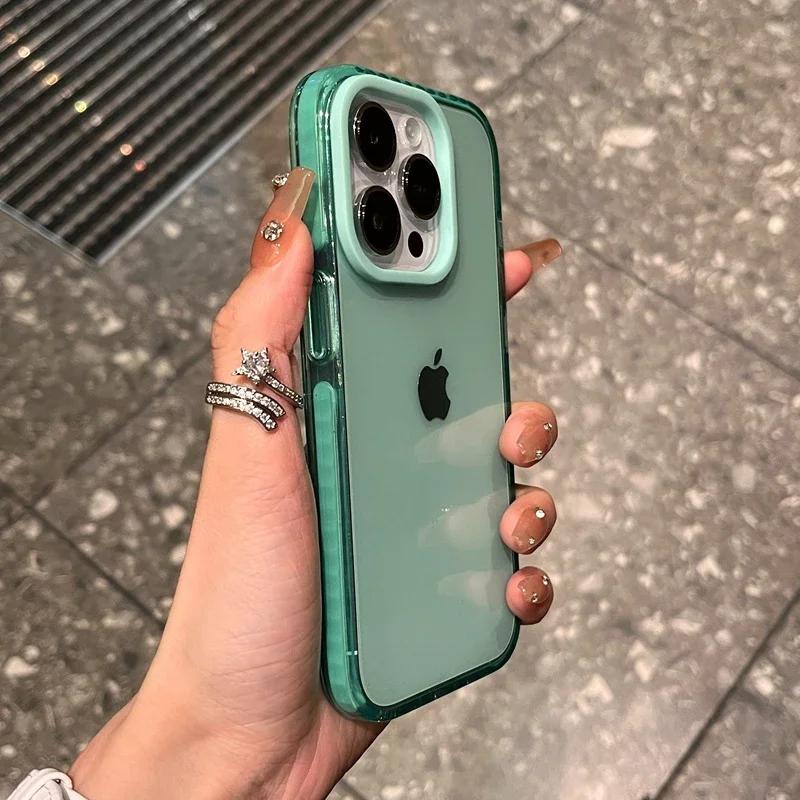 Luxury Transparent Phone Case For For Iphone 11 12 13 14 15 16 17 Pro Max Plus Air Clear Bumper Back Cases Cover