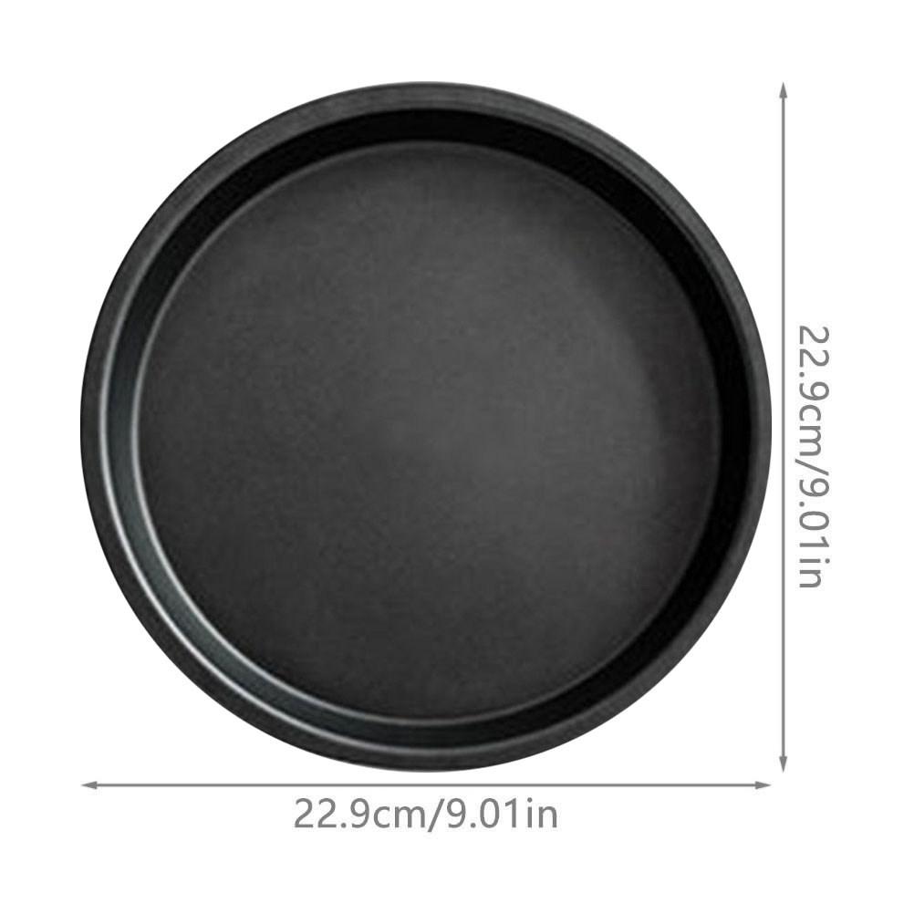 Pizza Pan 9inch Nonstick Oven Baking Tray Multipurpose for Pizza Bread Cakes Cookies Air Fryer Barbecue Tools Air Fryer Pan
