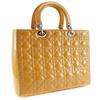 Dior Lady Dior Handbag 09-BO-0174 Patent Leather Women Used