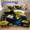 3Pcs Wolf Dandelions Bedding Set Soft Fabric Duvet Cover Pillowcases Home Christmas Xmas Halloween Gift 1 Duvet Cover 2 Pillowcase G164