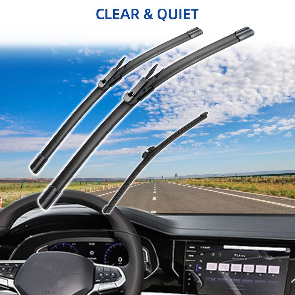 3 sztuk dla Ford Explorer 2011-2017 26 "22" 11 "przednie tylne pióra wycieraczek szyby przedniej szyby nóż do okien akcesoria 2012 2013 2014 2015 2016 2017