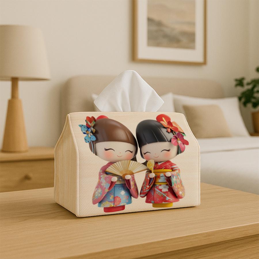 Vintage Tissue Box, Toilet Paper Holder, Paper Towel Dispenser, Suitable for Kitchen, Living Room, Bedroom, Bathroom, Tissue Box, Perfect Halloween Ch