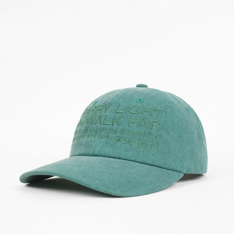 BALLOON FRIENDS MESSY ADVENTURE Carry Light Walk Far Pigment Ball Cap Green