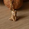 Simple Style Cute Small Animal Series Pendant Fox Stainless Steel Accessories