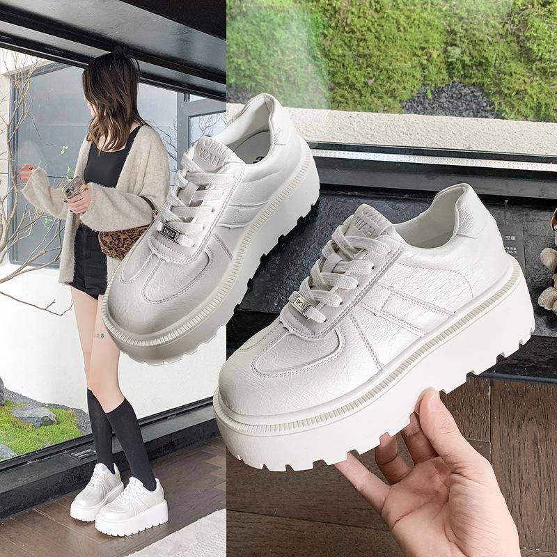 New sports and leisure shoes breathable women's laces winter low help women niche original personalized women's shoes trend