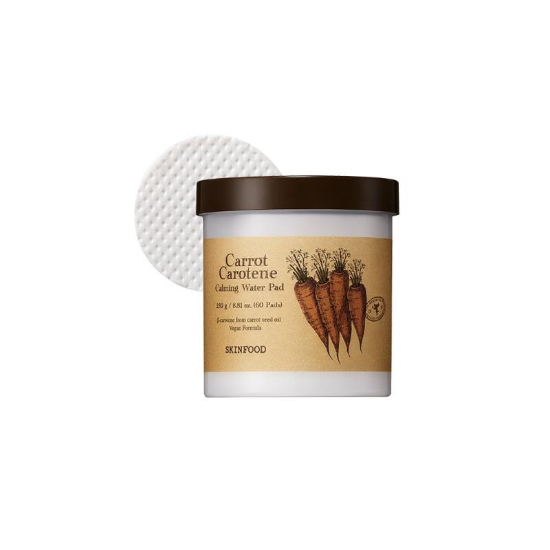 SKINFOOD Carrot Carotene Calming Water Pad (60 Sheets)