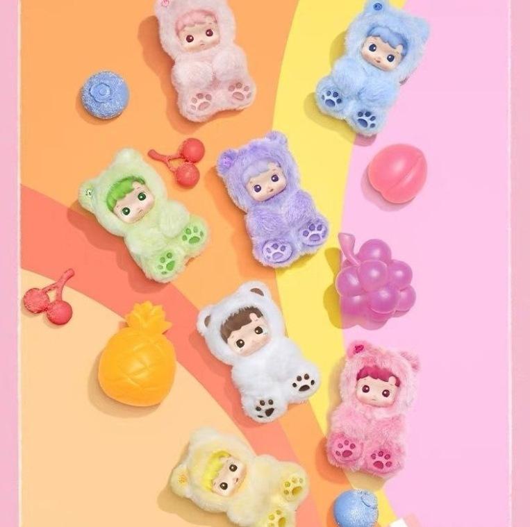 Hacipupu Gummy Bear Pendant Kawaii Keychain Pendant Model Toy Cute Birthday Gift