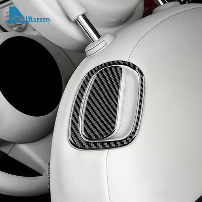 Echte Weiche Kohlefaser Auto Sitzgriff Aufkleber für Fiat 500 2008-2012 2013 2014 2015 2016 2017 2018