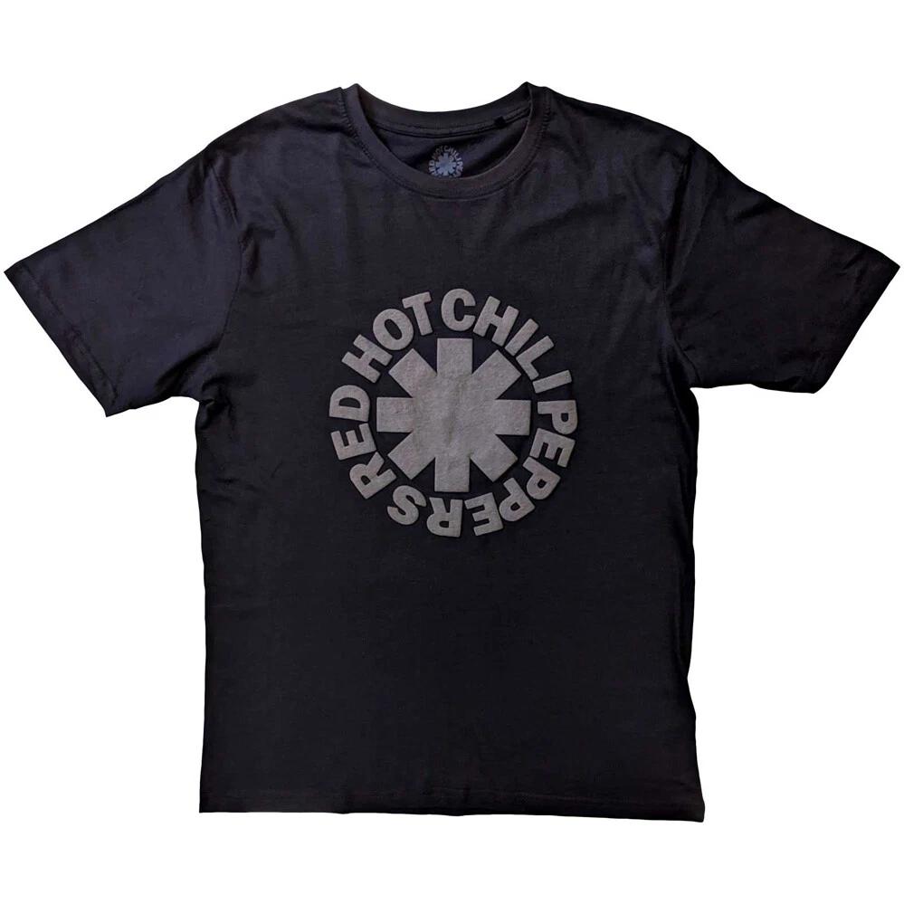 Red Hot Chili Peppers - Classic Asterisk Hi Build Logo - Black t-shirt XL
