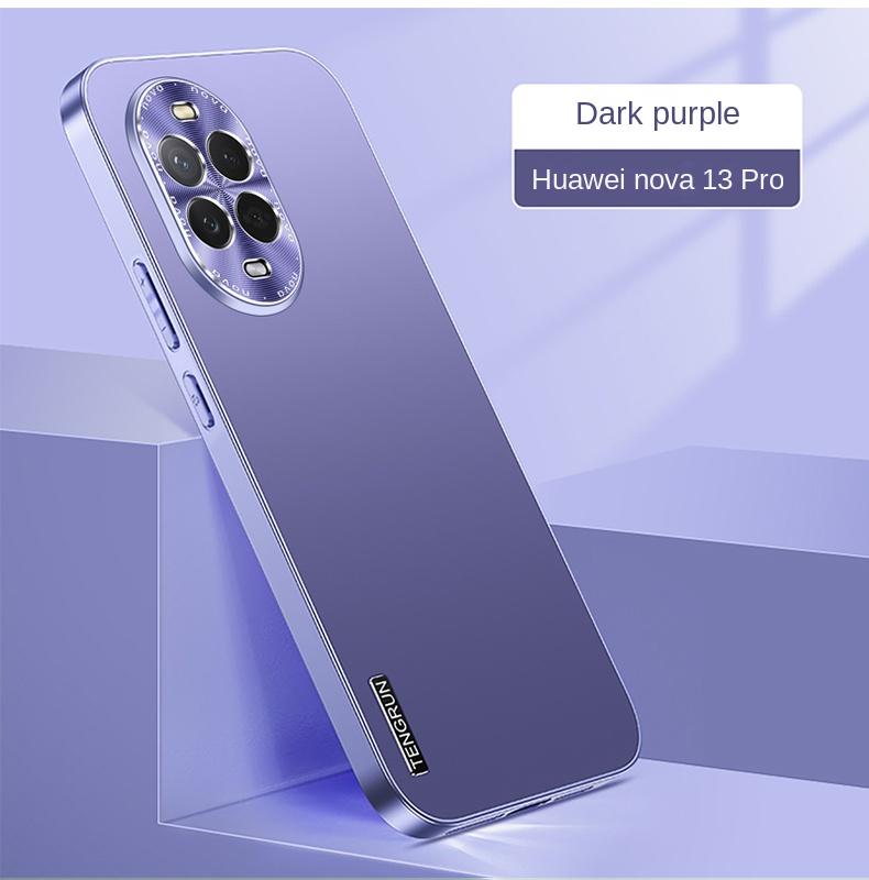Pre Huawei Nova 13 Pro Streamer Matný Kovový Lak Proti Pádu Proti Odtlačkom Prstov Otvor Puzdro na Telefón