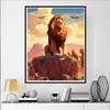 Disney 5D DIY Diamond Painting The Lion King Pride Stone Classic Scene Illustration Cartoon Full Diamond Mosaic Diamond Painting Art WallDecorationSet