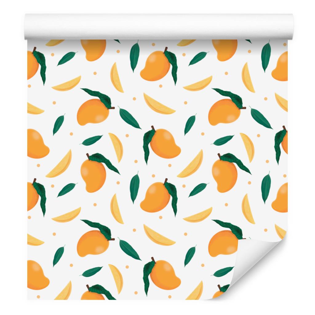 Mango Wallpaper White, Cream and Gold for Living Room and Bedroom 50x1000