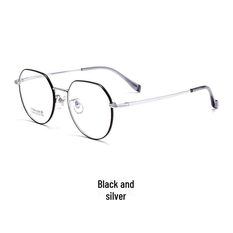 

Женская ультралегкая оправа для очков Danyang из чистого титана в стиле ретро 15343P для маленьких лиц и студентов