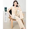French Style Vintage Style Vest+casual Pants Two-piece Set